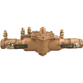 Watts Reduced Pressure Zone Assembly, Backflow Preventer, 3/4 in. FIP, Lead Free Cast Copper Silicon Alloy