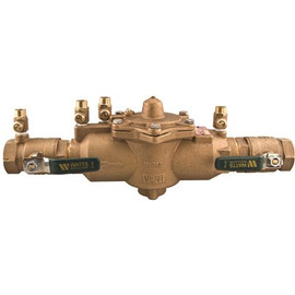 Watts 1 in. FIP Brass Reduced Pressure Zone Assembly Lead Free Cast Copper Silicon Alloy