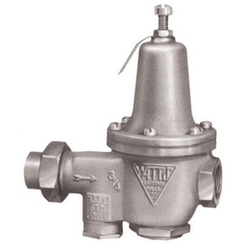 Watts Pressure Reducing Valve, 3/4 in. FNPT Union Inlet x FNPT Outlet, Bypass, Lead Free Cast Copper Silicon Alloy Body