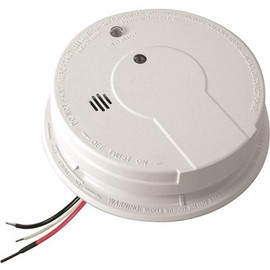 Kidde Firex Hardwired Smoke Detector with Photoelectric Sensor and 9-Volt Battery Backup