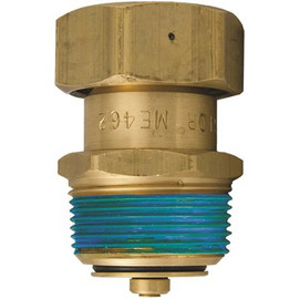MEC Liquid withdrawal Tank Valve with Cap, 1-1/4 in. MNPT Inlet x 1-5/8 in. UNF Male Outlet