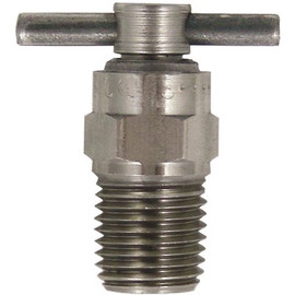 MEC 1/4 in. MNPT Stainless Steel Liquid Vent Valve with T-Handle