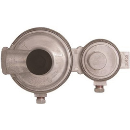 Excela-Flo Compact Twin Stage Regulator 1/4 in. FNPT Inlet x 3/8 in. FNPT Outlet 11 in. WC Outlet