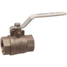 NIBCO 1-1/4 in. Brass Lead Free FIP Full Port Ball Valve