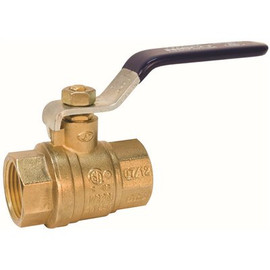 NIBCO 3/4 in. Brass Lead-Free Threaded Two-Piece Full Port Ball Valve NIBCO 3/4 in. Brass Lead-Free Threaded Two-Piece Full Port Ball Valve