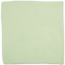 Rubbermaid Commercial Products 16 in. x 16 in. Green Light Commercial Microfiber Cloth (24 Towels/Bag)