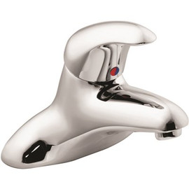 MOEN Commercial 4 in. Centerset Single-Handle Lavatory Faucet, Chrome Plated