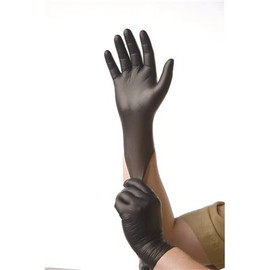 Ambitex Large Black Nitrile Powder-Free Gloves