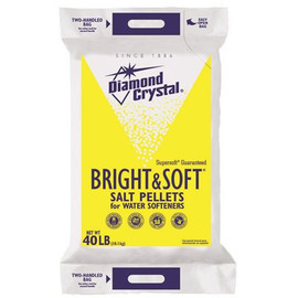 Diamond Crystal 40 lbs. Bright and Soft Water Softener Salt Pellets