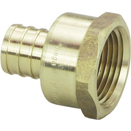 Viega PureFlow Crimp 1 in. x 1 in. Adapter Zero Lead Brass