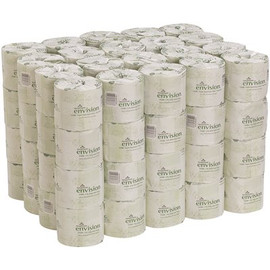 Brawny Industrial White 1-Ply Bathroom Tissue (80-Rolls per Case)
