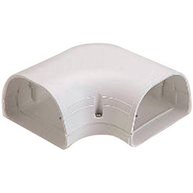 RectorSeal Fortress LK92W 3-1/2 in. 90 Flat Elbow for Ductless Mini Split Cover