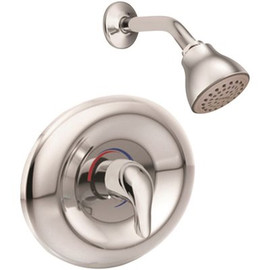 MOEN Chateau Single-Handle 1-Spray Shower Faucet Trim Kit in Chrome (Valve Not Included)
