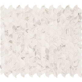 MSI Calacatta Cressa Blanco 13 in. x 13.5 in. Polished Marble Look Floor and Wall Tile (10.8 sq. ft./Case)
