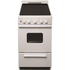 Premier 20 in. 2.42 cu. ft. Freestanding Smooth Top Electric Range in White