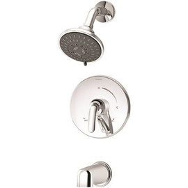 Symmons Elm 1-Handle Wall-Mounted Tub/Shower Trim Kit in Polished Chrome with Diverter Lever (Valve not Included)