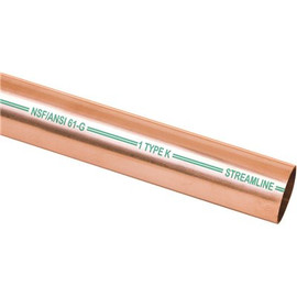 Mueller Streamline 2 in. x 20 ft. Copper Type L Pipe