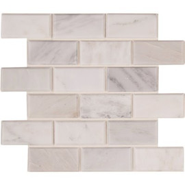 MSI Arabescato Carrara 11.81 in. x 11.81 in. Honed Marble Look Floor and Wall Tile (10 sq. ft./Case)