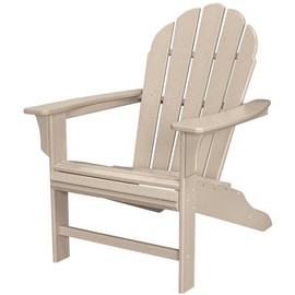Trex Outdoor Furniture HD Sand Castle Plastic Patio Adirondack Chair