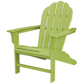 Trex Outdoor Furniture HD Lime Plastic Patio Adirondack Chair