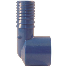 Apollo 3/4 in. Polypropylene Blue Twister Insert 90-Degree x FPT Elbow