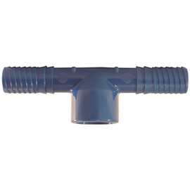 Apollo 1/2 in. Blue Twister Polypropylene Insert x 1/2 in. FPT Tee Fitting