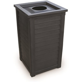 Mayne Lakeland 23 gal. Black Commercial Trash Can