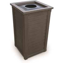 Mayne Lakeland 23 gal. Espresso Commercial Trash Can