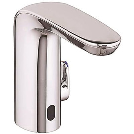 NextGen Battery Powered Single Hole Touchless Bathroom Faucet with SmartTherm Safety Shut-Off 0.5 GPM in Chrome