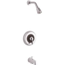 KOHLER Triton 1-Handle 1-Spray 2.5 GPM Tub and Shower Faucet with Lever Handle in Polished Chrome (Valve Not Included)