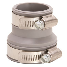 Fernco 1 in. - Â½ in. Flexible PVC Clamp Reducer Coupling