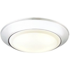 Westinghouse Westinghouse Lighting 75-Watt Chrome 4000K Indoor/Outdoor Integrated Dimmable LED Flushmount