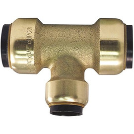 Tectite 3/4 in. x 3/4 in. x 1/2 in. Brass Push-to-Connect Reducer Tee