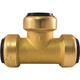 Tectite 1 in. Brass Push-to-Connect Tee