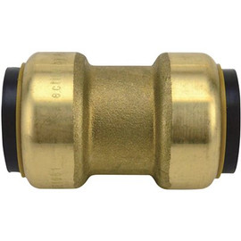 Tectite 1 in. Brass Push-to-Connect Coupling