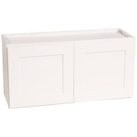 Design House Brookings Plywood Ready to Assemble Shaker 36x18x12 in. 2-Door Wall Kitchen Cabinet in White