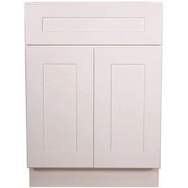 Design House Brookings Plywood Ready to Assemble Shaker 34.5x24x24 in. 2-Door 1-Drawer Base Kitchen Cabinet in White Design House Brookings Plywood Ready to Assemble Shaker 34.5x24x24 in. 2-Door 1-Drawer Base Kitchen Cabinet in White