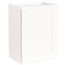 Design House Brookings Plywood Ready to Assemble Shaker 18x24x12 in. 1-Door Wall Kitchen Cabinet in White Design House Brookings Plywood Ready to Assemble Shaker 18x24x12 in. 1-Door Wall Kitchen Cabinet in White