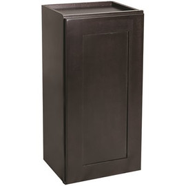 Design House Brookings Plywood Ready to Assemble Shaker 21x12x30 in. 1-Door Wall Kitchen Cabinet in Espresso