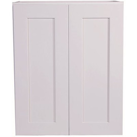 Design House Brookings Plywood Ready to Assemble Shaker 24x24x12 in. 2-Door Wall Kitchen Cabinet in White