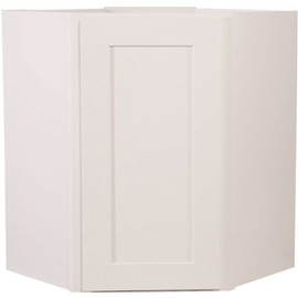 Design House Brookings Plywood Ready to Assemble Shaker 24x30x12 in. 1-Door Wall Corner Kitchen Cabinet in White