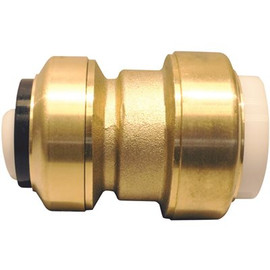 Tectite 1 in. IPS x 1 in. CTS Brass Push-to-Connect Conversion Coupling