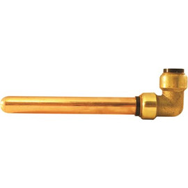 Tectite 1/2 in. Copper 90-Degree Push-to-Connect x 8 in. Stub-Out Elbow