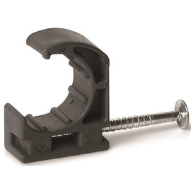 Oatey 1/2 in. Half Pipe Clamp with Nail (50-Pack)