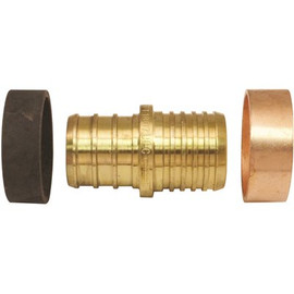Apollo 3/4 in. Brass PEX-B Barb Polybutylene Coupling