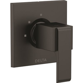 Delta Ara 1-Handle Wall Mount Diverter Trim Kit in Matte Black (Valve Not Included) Delta Ara 1-Handle Wall Mount Diverter Trim Kit in Matte Black (Valve Not Included)