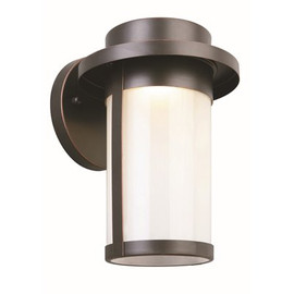 Design House Longmont Oil Rubbed Bronze Integrated LED Outdoor Wall Lantern Sconce