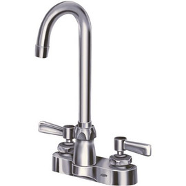 Zurn 4 in. Centerset 2-Handle Gooseneck Bathroom Faucet in Chrome