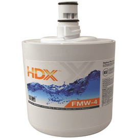 HDX FMW-4 Premium Replacement Refrigerator Filter Fits Whirlpool Filter 8 HDX FMW-4 Premium Replacement Refrigerator Filter Fits Whirlpool Filter 8