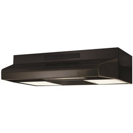 Air King 30 in. ENERGY STAR Certified Convertible Under Cabinet Range Hood with Light in Black